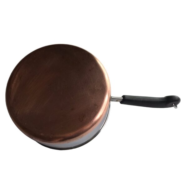 Revere Ware Small Saucepan Pan Pot Copper Bottom with Clear Glass Lid, 2 Qt - Picture 10 of 16